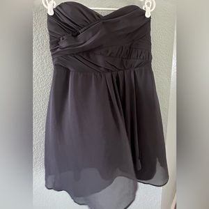 NWOT 🩶Express 🩶 Strapless,Sweetheart Neck 🩶Little Gray Mini Dress 🩶 Size 12